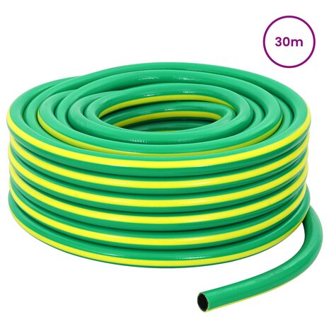 Tuinslang 5-Lags Groen en Geel 3 / 4'' 30 m PVC 2