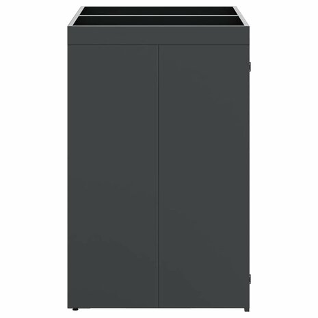 Containerberging voor 2 bakken Antraciet 136 x 77,5 x 121,5 cm 8