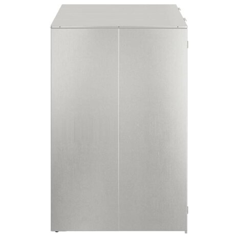 Containerberging voor 3 bakken Zilver 340 x 77.5 x 115.5 cm 7