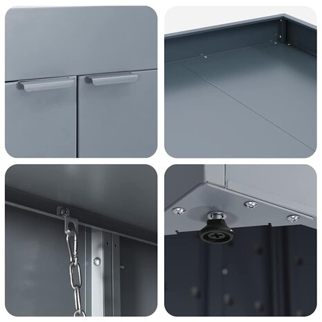 Containerberging met Plantenbakdak voor Enkel 240L Bak 9