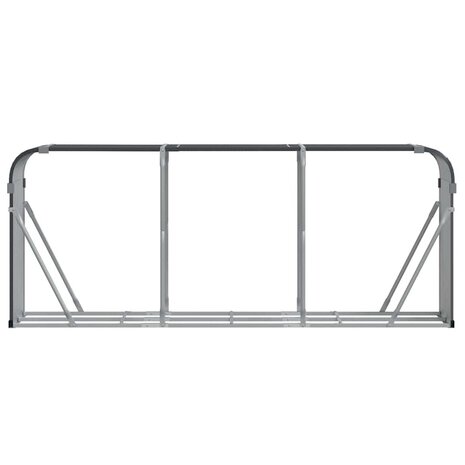 Houthouder Antraciet 234x45x100 cm Gegalvaniseerd Staal 4