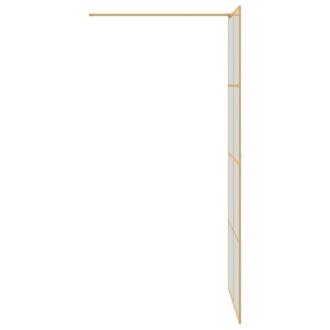 Inloopdouchewand Goud 90 x 195 cm gehard glas 5