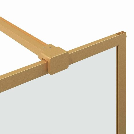 Inloopdouchewand Goud 90 x 195 cm gehard glas 7