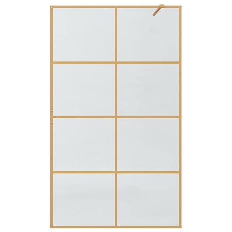 Inloopdouchewand Goud 115 x 195 cm gehard glas 4