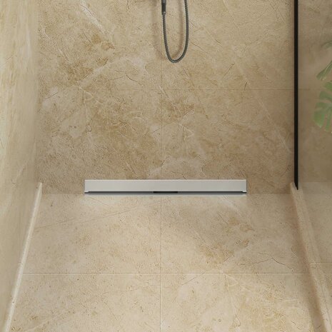 Wandgemonteerde Douche Afvoer Zilver 70 cm Roestvrij staal 304 3