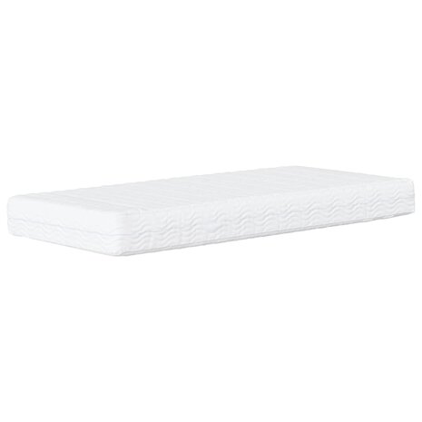 Bed met matras "Dover" kunstleer zwart en wit 80x200 cm 5