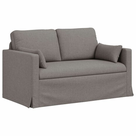 Bankstel 2 pcs Taupe 139 x 78 x 80 cm Stof 5
