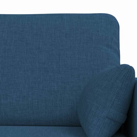 Bankstel 2 pcs Blauw 139 x 78 x 80 cm Stof 6