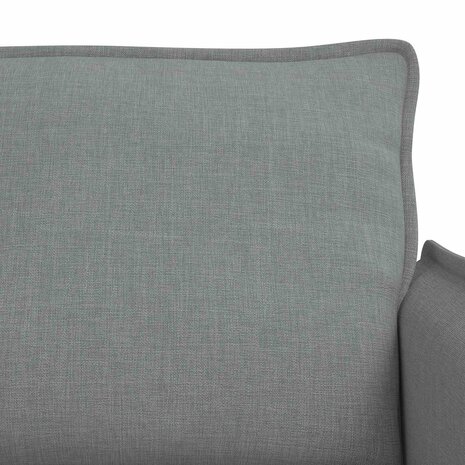 Bankstel 2 pcs Lichtgrijs 136 x 82 x 85 cm Stof 6