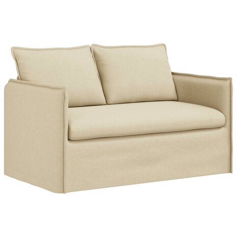 Bankstel 2 pcs Cr&egrave;me 196 x 82 x 85 cm Stof 5