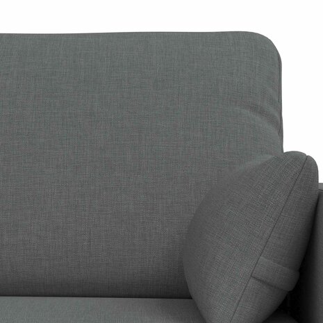 Bankstel 2 pcs Donkergrijs 158 x 78 x 80 cm Stof 6