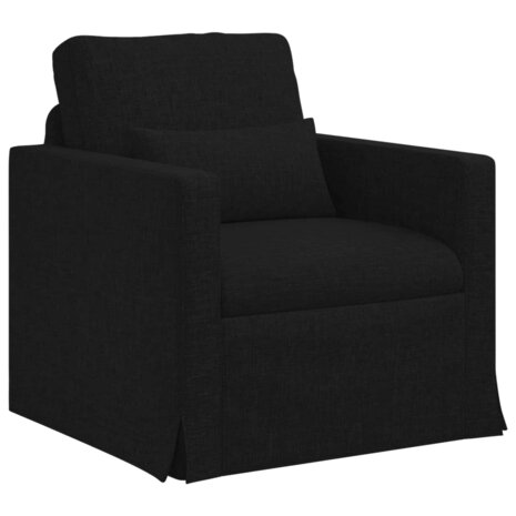 Bankstel 2 pcs Zwart 158 x 78 x 80 cm Stof 4