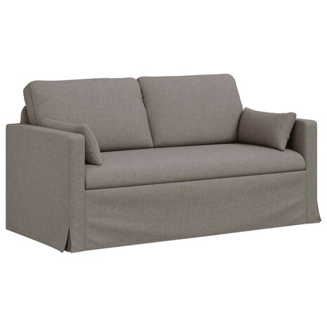 Bankstel 2 pcs Taupe 158 x 78 x 80 cm Stof 5