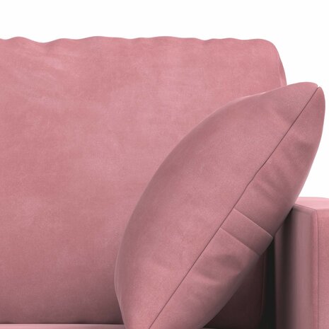 Bankstel 2 pcs Roze 158 x 78 x 80 cm Fluweel 6