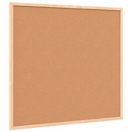 Magnetisch whiteboard met massief grenenhouten frame 60x55 cm 5