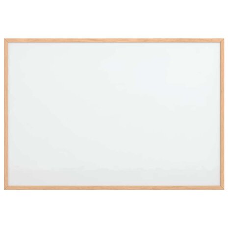Magnetisch whiteboard met massief grenenhouten frame 80x55 cm 3