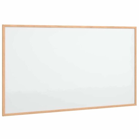 Magnetisch whiteboard met massief grenenhouten frame 100x55 cm 2