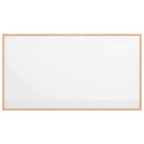 Magnetisch whiteboard met massief grenenhouten frame 100x55 cm 3
