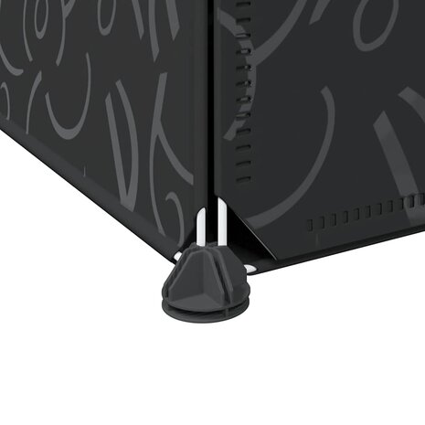 Opbergmeubel met 12 vakken en ophangstangen polypropeen 8