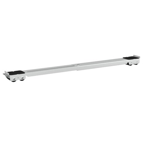 Wasmachineverhoger  2 pcs Zilver 72 x 5 x 4,5 cm Roestvrij staal 8