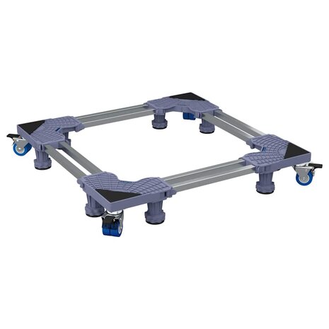 Wasmachineverhoger  Grijs 67 x 67 x 12 cm Roestvrij staal 2