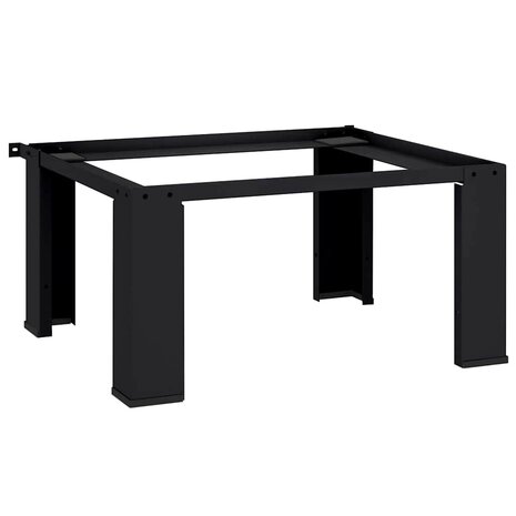 Wasmachineverhoger Zwart 64 x 55 x 32,5 cm Staal 1