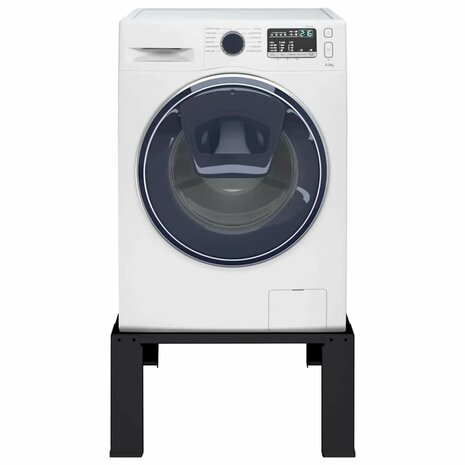 Wasmachineverhoger Zwart 64 x 55 x 32,5 cm Staal 2