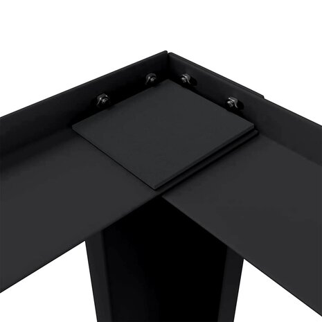 Wasmachineverhoger Zwart 64 x 55 x 32,5 cm Staal 8