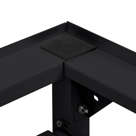 Wasmachineverhoger Zwart 60 x 56 x 52 cm Staal 8
