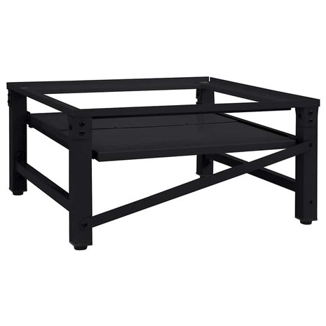 Wasmachineverhoger Zwart 62 x 60,5 x 32,5 cm Staal 5
