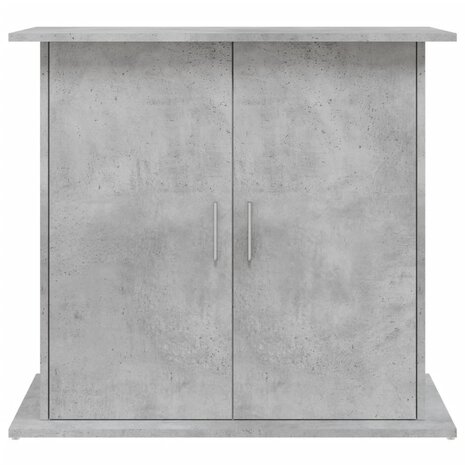 Aquariumstandaard Betongrijs 81x36x73 cm Bewerkt hout 5