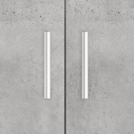 Aquariumstandaard Betongrijs 81x36x73 cm Bewerkt hout 9