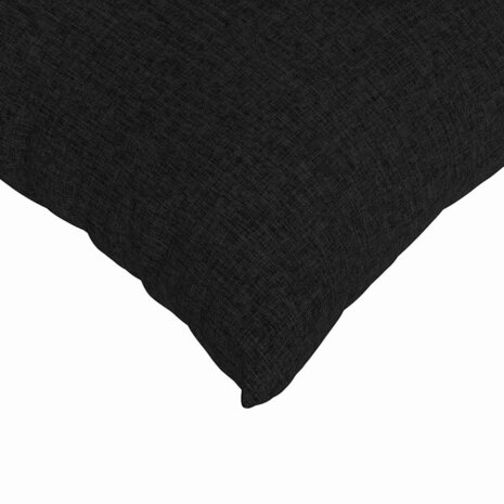 Sofa Kussens 2 pcs Zwart 50 x 30 cm Stof 7