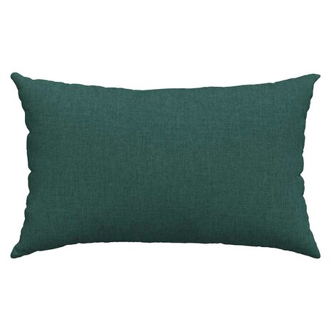 Sofa Kussens 2 pcs Donkergroen 50 x 30 cm Stof 6