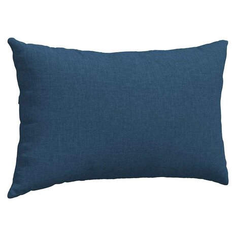 Sofa Kussens 2 pcs Blauw 50 x 30 cm Stof 5