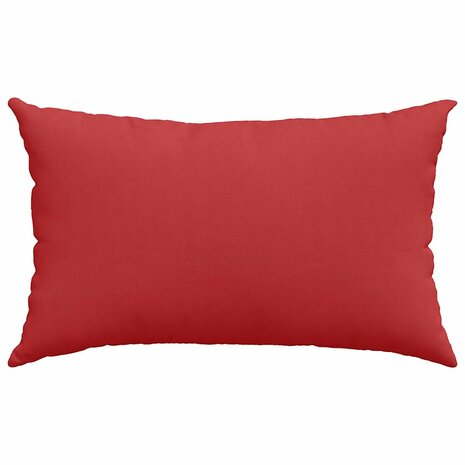 Sofa Kussens 2 pcs Rood 50 x 30 cm Stof 6