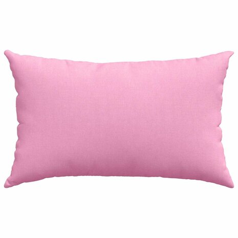 Sofa Kussens 2 pcs Roze 50 x 30 cm Stof 6
