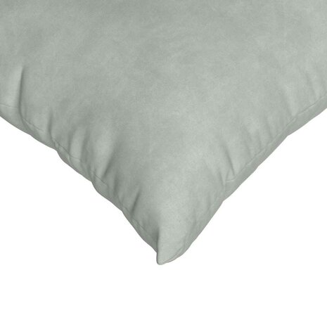Sofa Kussens 2 stuks Lichtgrijs 50 x 30 cm Cordstof 7