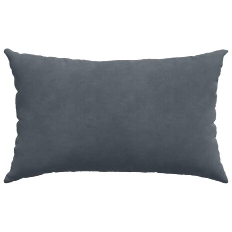 Sofa Kussens 2 stuks Donkergrijs 50 x 30 cm Cordstof 6