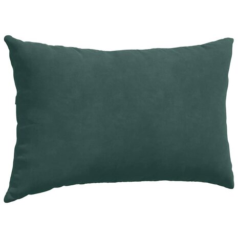 Sofa Kussens 2 stuks Donkergroen 50 x 30 cm Cordstof 5