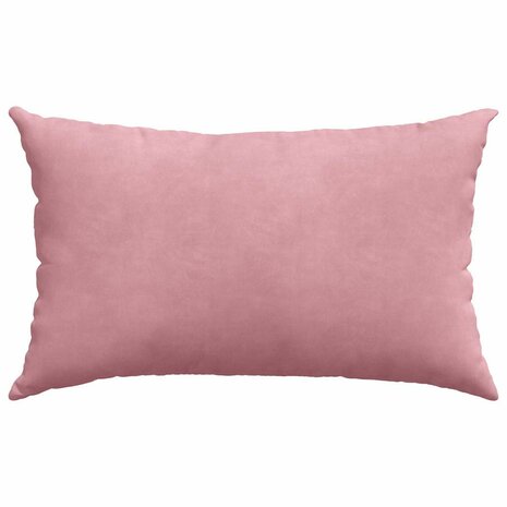 Sofa Kussens 2 stuks Roze 50 x 30 cm Cordstof 6