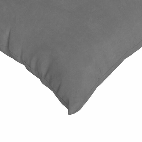 Sofa Kussens 2 stuks Donkergrijs 50 x 30 cm Stof 7