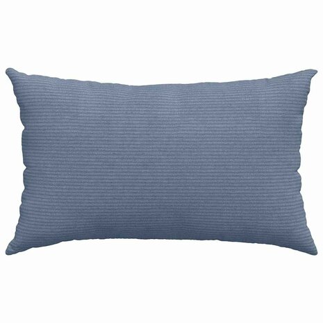 Sofa Kussens 2 stuks Blauw 50 x 30 cm Cordstof 6