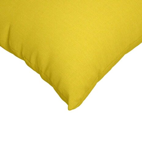Sofa Kussens 2 pcs Lichtgeel 60 x 40 cm Stof 7