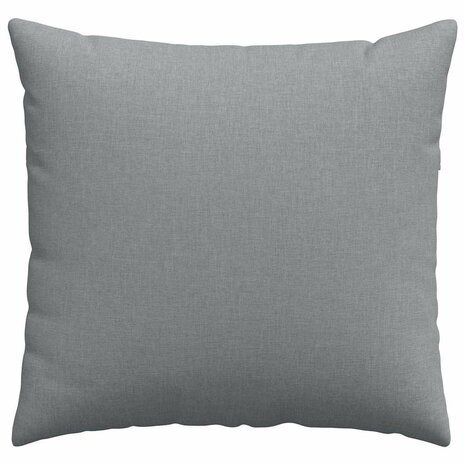 Sofa Kussens 2 pcs Lichtgrijs 45 x 45 cm Stof 6