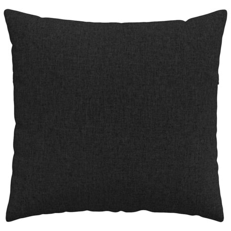Sofa Kussens 2 pcs Zwart 45 x 45 cm Stof 6