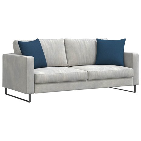 Sofa Kussens 2 pcs Blauw 45 x 45 cm Stof 3