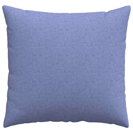 Sofa Kussens 2 pcs Jeans Blauw 45 x 45 cm Stof 6