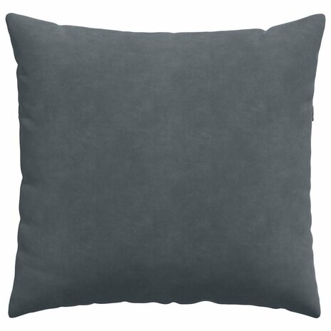 Sofa Kussens 2 stuks Donkergrijs 45 x 45 cm Cordstof 6