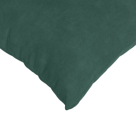Sofa Kussens 2 stuks Donkergroen 45 x 45 cm Cordstof 7
